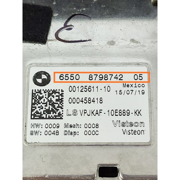 Tela Painel Bmw 320i 330i 2019/2023 6550879874205