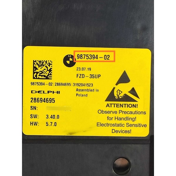 Comando Teto Solar Luz Bmw 320i 330i 2019/2025 987539402