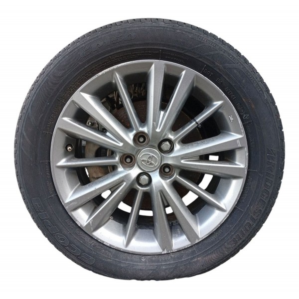 Roda Toyota Corolla 205/55 Aro 16   2015/2018 Det Original Prateado