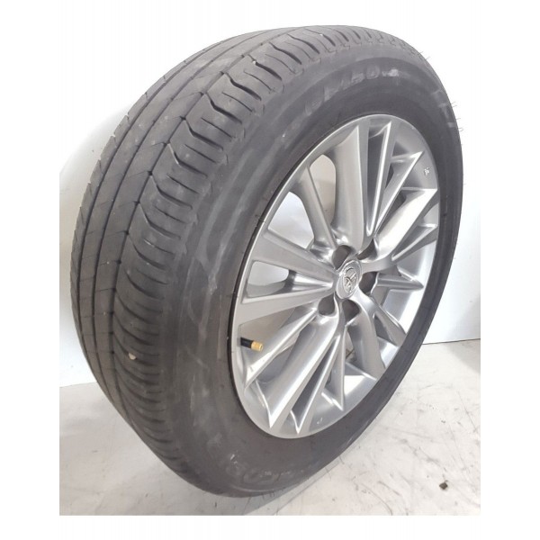 Roda Toyota Corolla 205/55 Aro 16   2015/2018 Det Original Prateado