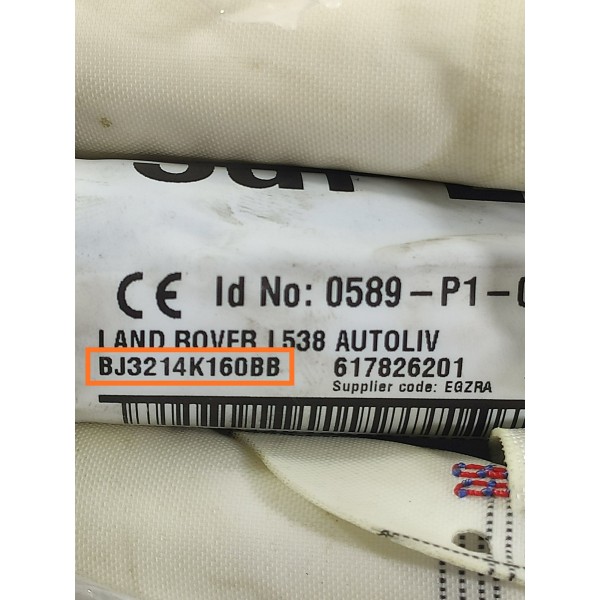 Cortina Teto Evoque Esquerda 2012/2019 Bj3214k160bb