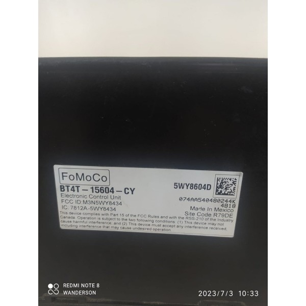 Modulo Eco Ford Edge 2010 2011 2012 2013 2014 Bt4t15604