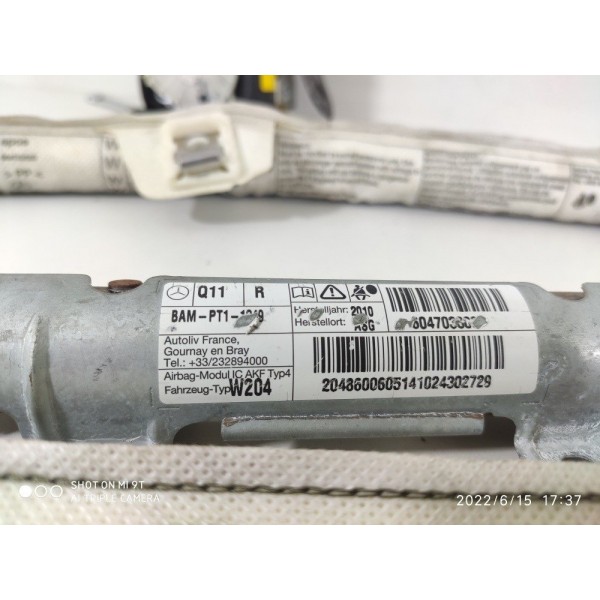 Cortina Teto Cinto Mercedes C180 C200 Direita 2008/2014