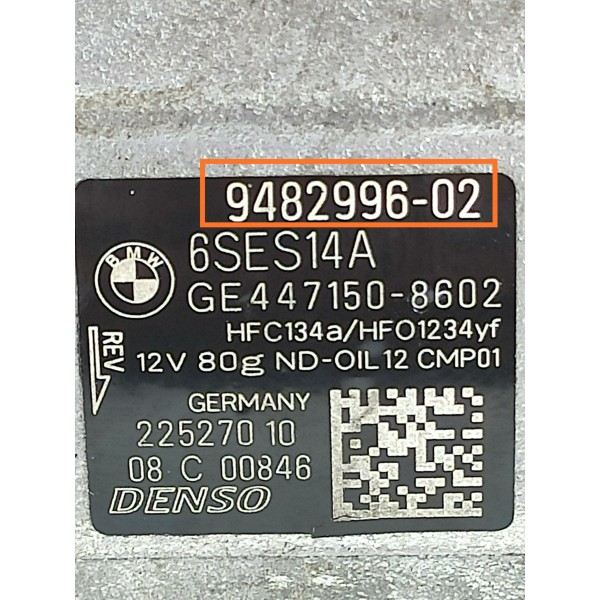 Compressor Ar Bmw 320 330 2019/2025 948299602