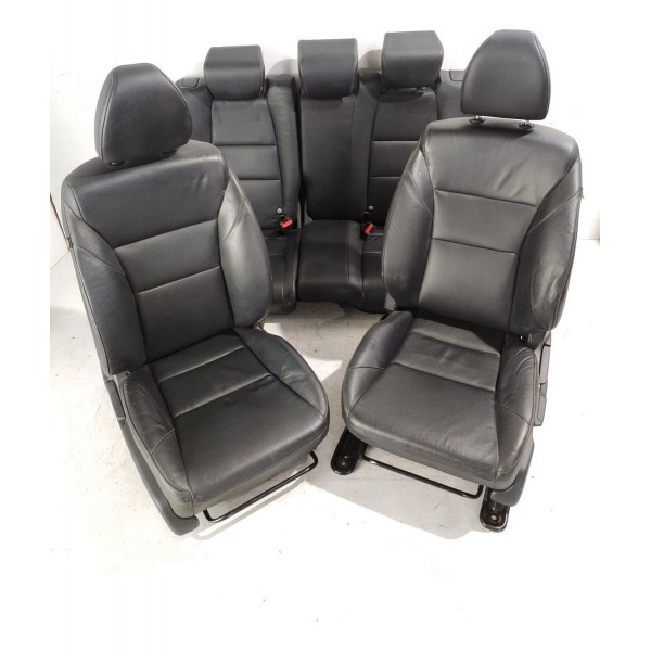 Jogo Banco Couro Honda Hrv 2015 2016 2017 2018/2021 Original Cinza-escuro