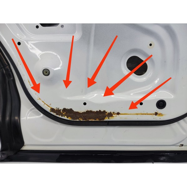 Porta Traseira Esquerda Freelander 2  2006/2014 Traseira Esquerda Branco