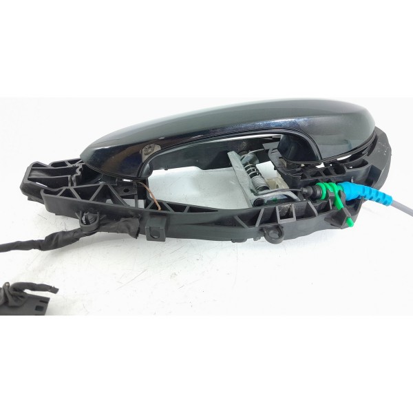 Macaneta Externa Bmw 320i Traseira Esquerda 2019/2025 Preto Traseira