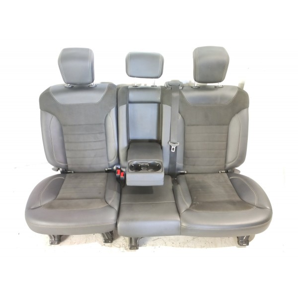 Jogo Banco Eletrico Mercedes Ml350 Alcantara 2012/2016 Cinza-escuro