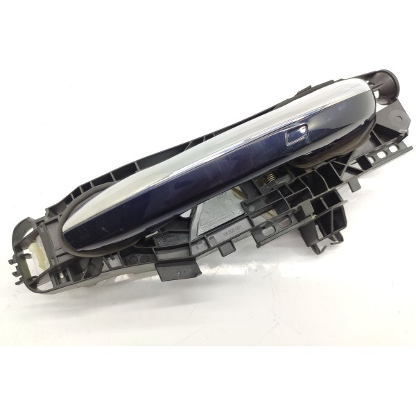 Macaneta Externa Porta Mercedes C200 C300 Dianteir Esq 22/25 Azul Dianteira