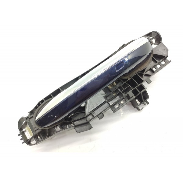 Macaneta Externa Porta Mercedes C200 C300 Traseira Esq 22/25 Azul Traseira