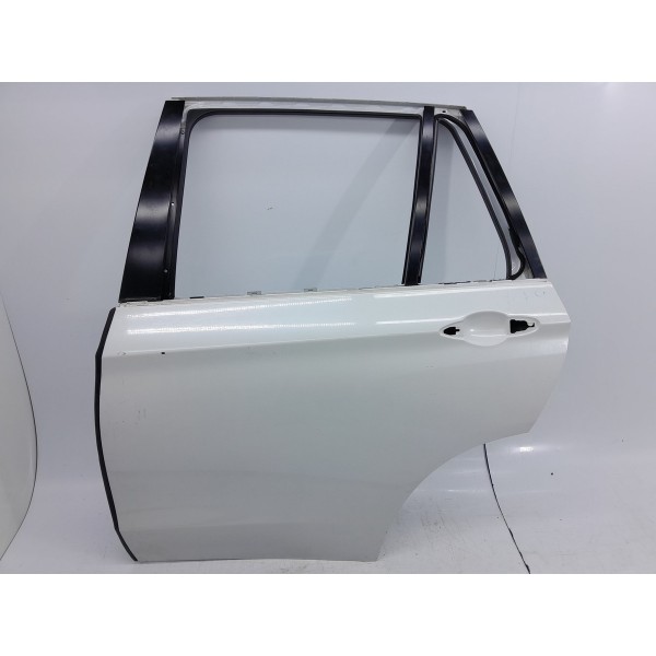 Porta  Traseira Esquerda Bmw X5 2014/2019 Lisa Traseira Esquerda Branco