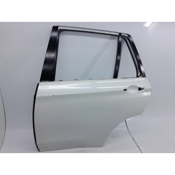 Porta  Traseira Esquerda Bmw X5 2014/2019 Lisa Traseira Esquerda Branco