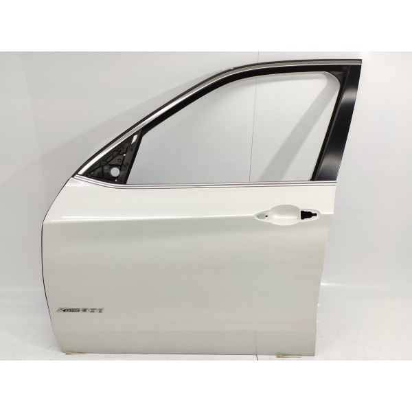 Porta Dianteira Esquerda Bmw X5  2014/2019 Lisa Dianteira Esquerda Branco
