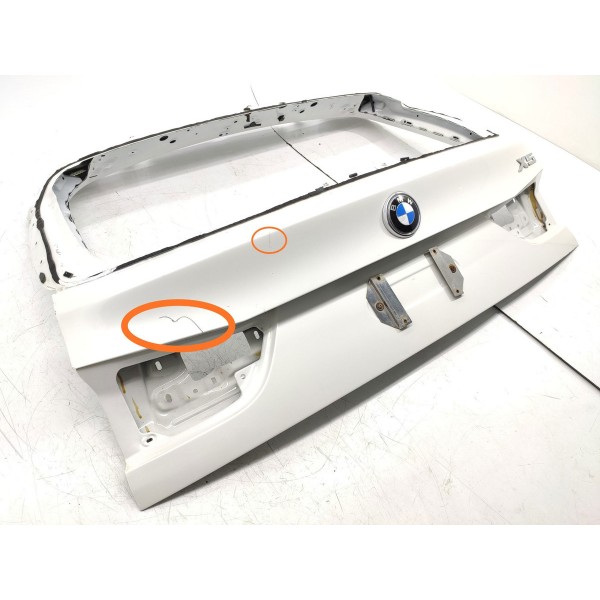Tampa Traseira Porta Malas Bmw X5 2014/2019 Lisa Branco