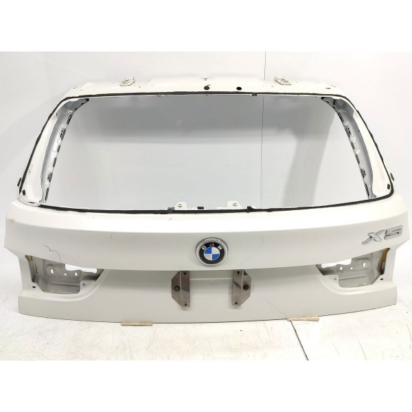 Tampa Traseira Porta Malas Bmw X5 2014/2019 Lisa Branco