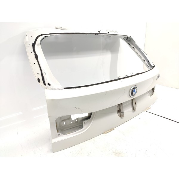 Tampa Traseira Porta Malas Bmw X5 2014/2019 Lisa Branco