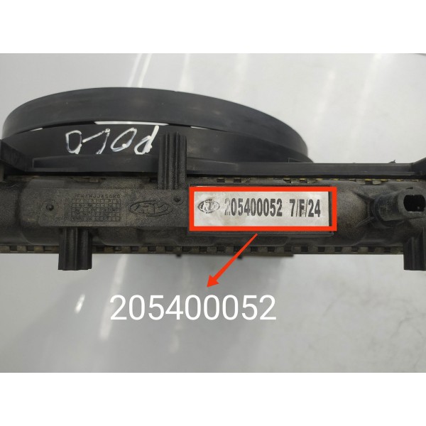 Kit Radiador Eletroventilador Polo Fox 1.0 1.6 2003/2016 Det