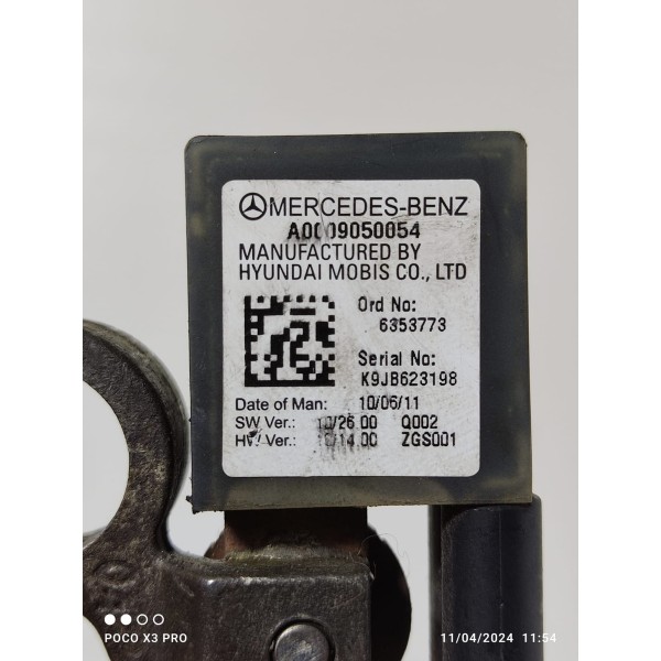 Cabo Negativo Bateria Mercedes C180 C200 07/14 A0009050054