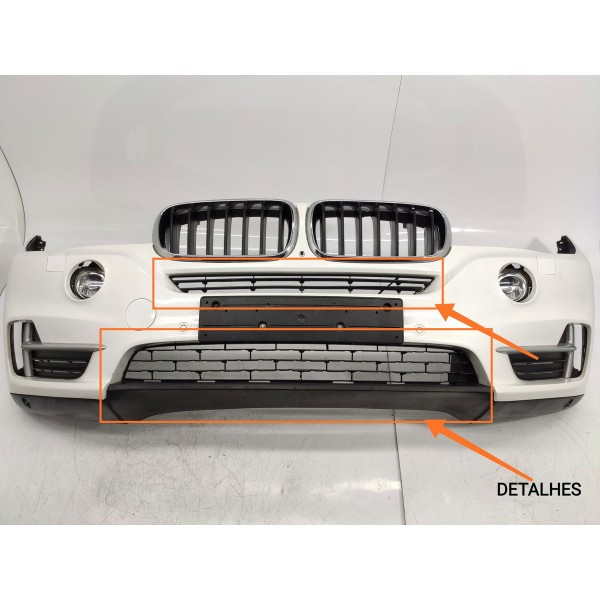 Parachoque Bmw X5 Dianteiro 2014 A 2018 Completo Det Branco