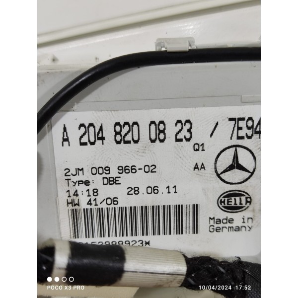 Luz Teto Mercedes C180 C200 2007/2014 A2048200823