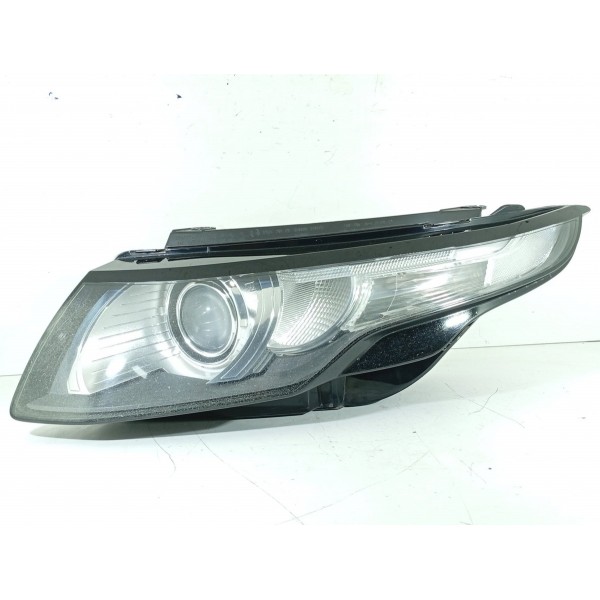 Farol Esquerdo Evoque 2012/2015 Liso Esquerdo/motorista