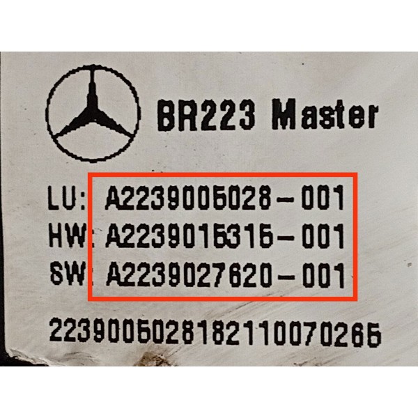 Teto Solar Mercedes C200 2023/2025 A2239005128