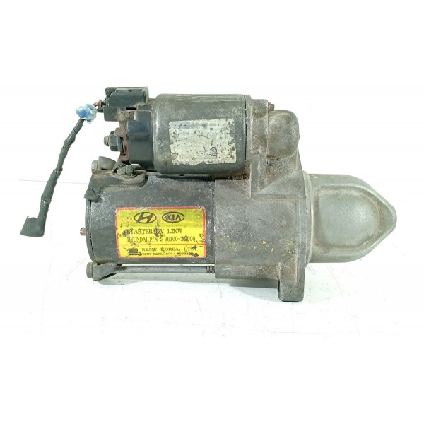 Motor Arranque Partida Santa Fé 2.4 2011/2013 361002g000 Det