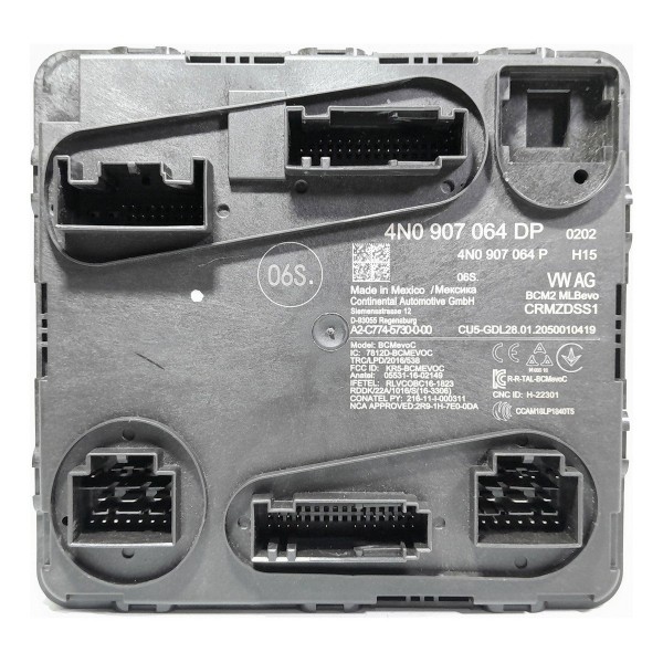 Modulo Conforto Audi Q5 2.0 2018 2019/2022 4n0907064dp