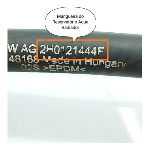 Mangueiras Reservatorio Agua Radiador Amarok V6 2h6122447b