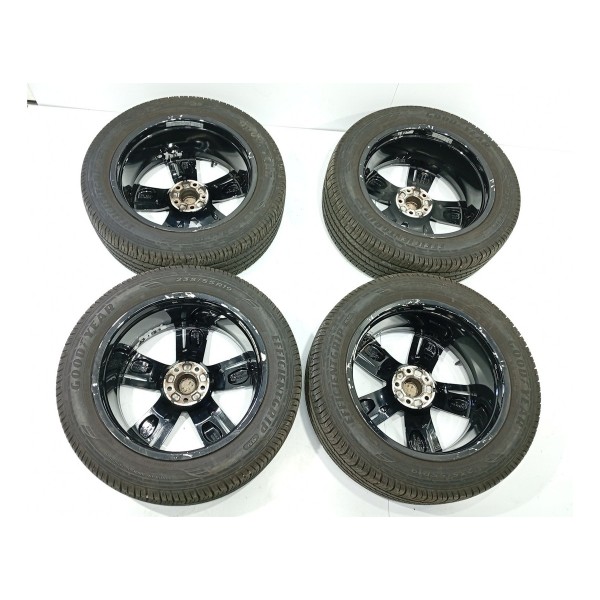 Jogo Roda Pneus Audi Q5 235/55 R19 2018/2022 Original Cinza