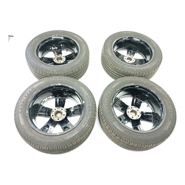 Jogo Roda Pneus Audi Q5 235/55 R19 2018/2022 Original Cinza