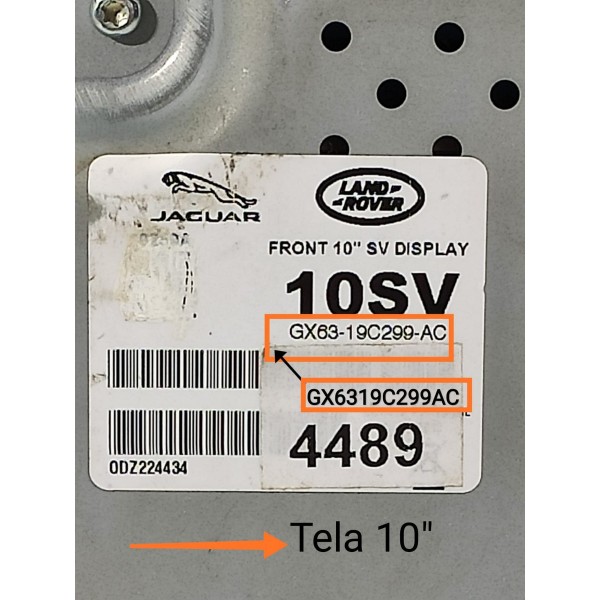 Tela Painel Evoque 2014/2019 Gx6319c299ac