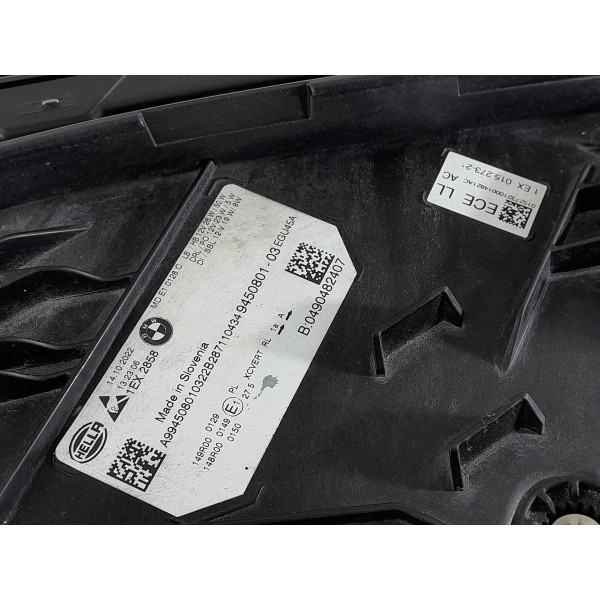 Farol Bmw 320i Esquerdo Completo 2023/2025 Esquerdo/motorista