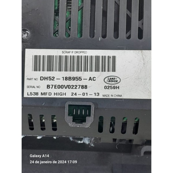 Tela Comp Bordo Discovery 4 Freelander 2 2010 2011 2015 Orig