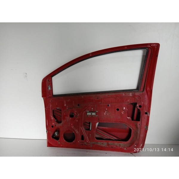 Porta Fox 2 Portas Direita 2006/2011  Det Dianteira Direita Vermelho