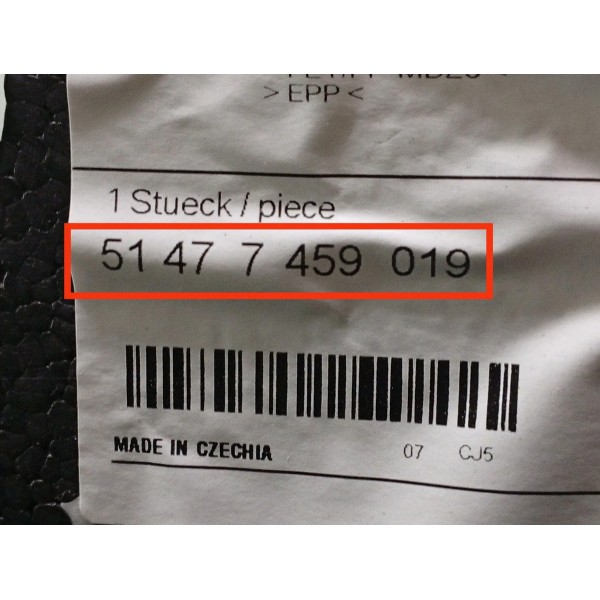 Alojamento Estepe Mala Bmw 320 330 2019/2025 51477459020