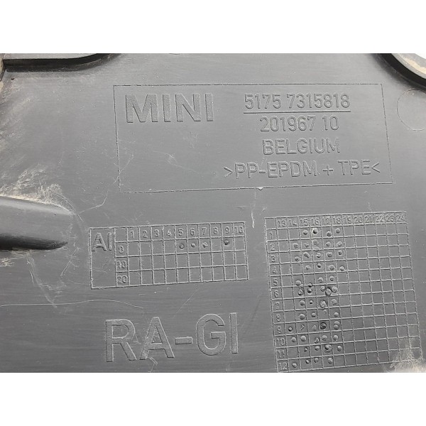Protetor Assoalho Mini Cooper F56 Dir 2014/2020 51757315818