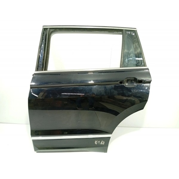 Porta Tiguan R Line Traseira Esquerda Lisa Traseira Esquerdo Preto