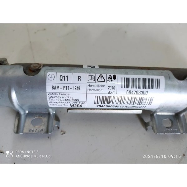 Cortina Teto Mercedes C180 C200 Direita 2008/2014 Bege