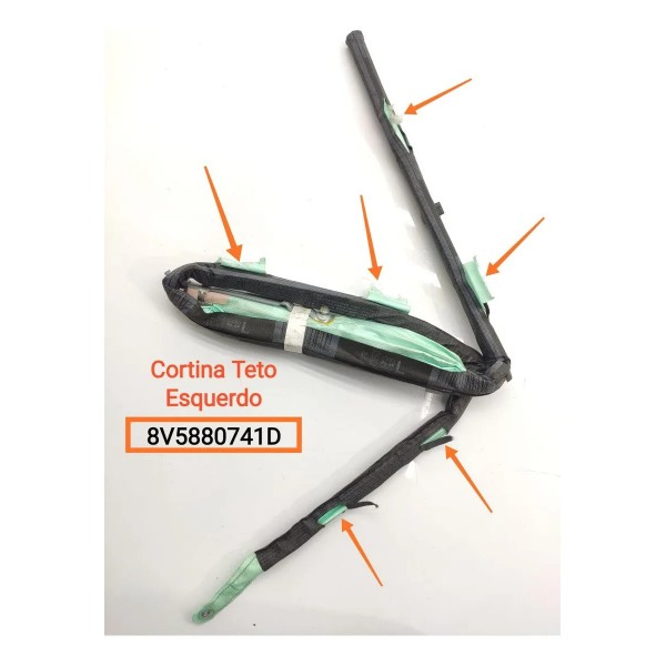 Cortina Teto Audi A3 Hatch Esquerda 2014/2020 8v5880741d