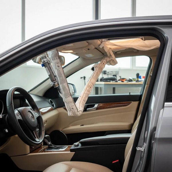 Cortina Teto Esquerda Mercedes C180 C200 2008/2014 Bege