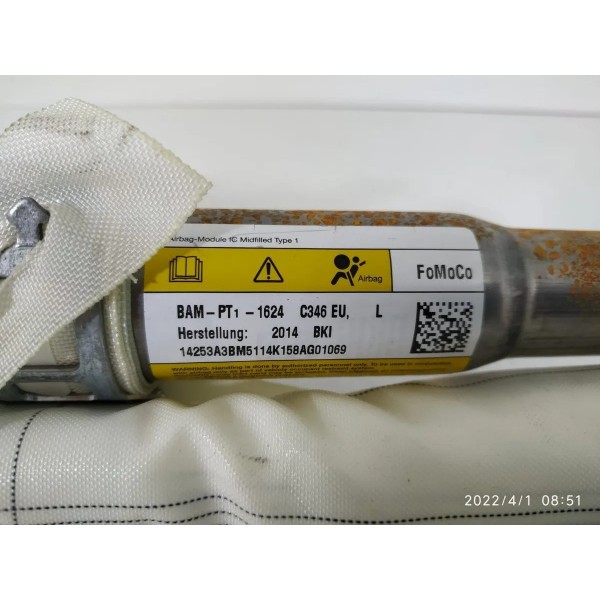 Cortina Teto Focus Esquerda 2014/2019 1624c346 Bege