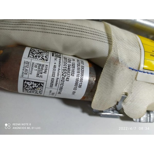 Cortina Teto Cruze Direita 2012/2016 Bege