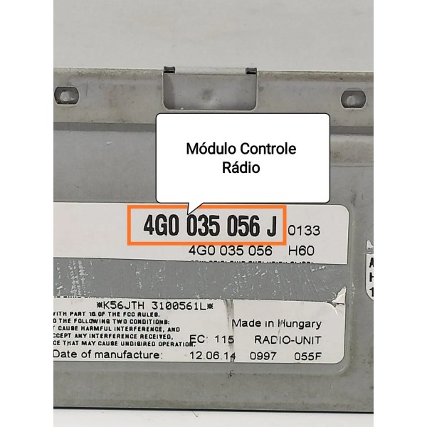 Modulo Bcm 2 Audi A4 A5 Q5 2013 2014/2016 8k0907064jq Coral-claro