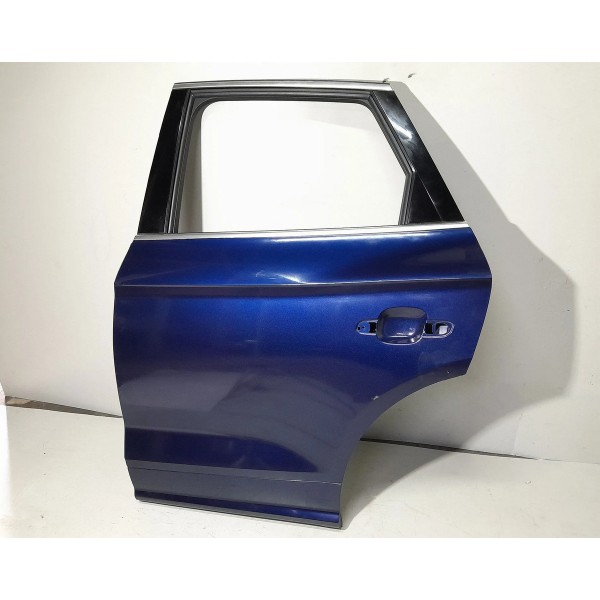 Porta Audi Q5 Traseira Esquerda 2018 2019 2020/2025 Lisa Traseira Esquerdo Azul-marinho