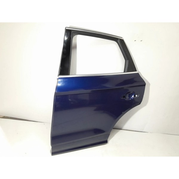 Porta Audi Q5 Traseira Esquerda 2018 2019 2020/2025 Lisa Traseira Esquerdo Azul-marinho