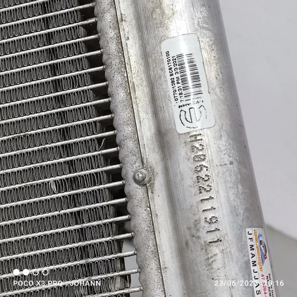 Kit Radiador Fiat Toro Diesel 2016/2023 8c6170100