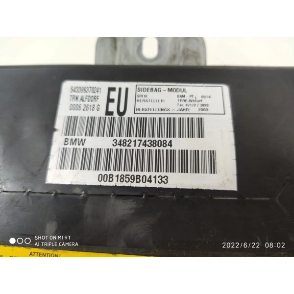 Bolsa Porta Bmw 323i Dianteira Direita 1999/2003 Bege