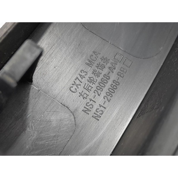 Moldura Paralama Territory Traseiro Direito 21/25 Ns129068aa Preto