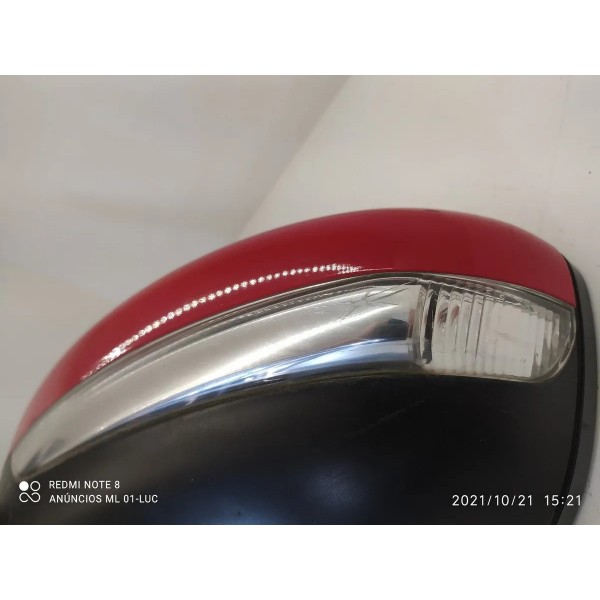 Retrovisor Peugeot 208 Esquerdo 2014/2019 Det